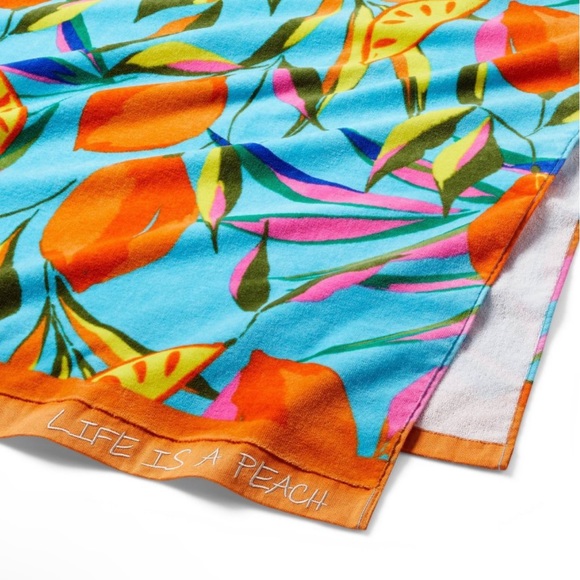 Life is a Peach' Beach Towel - Tabitha Brown for Target - Picture 3 of 4